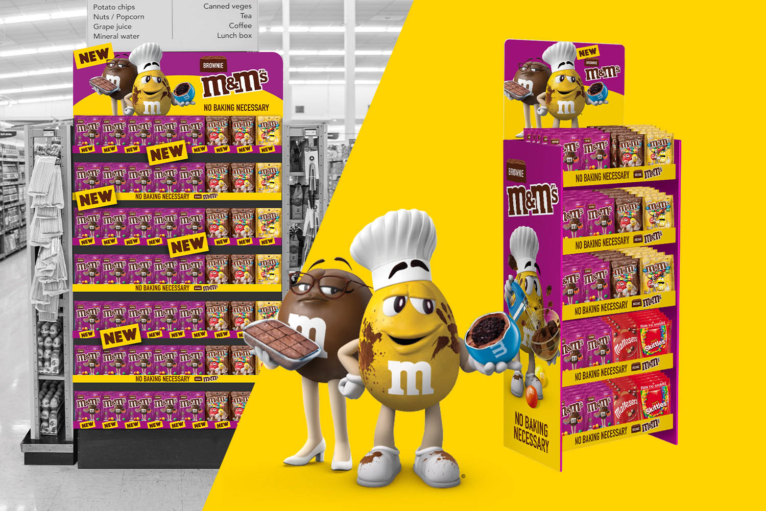 M&M's Brownie point of sale