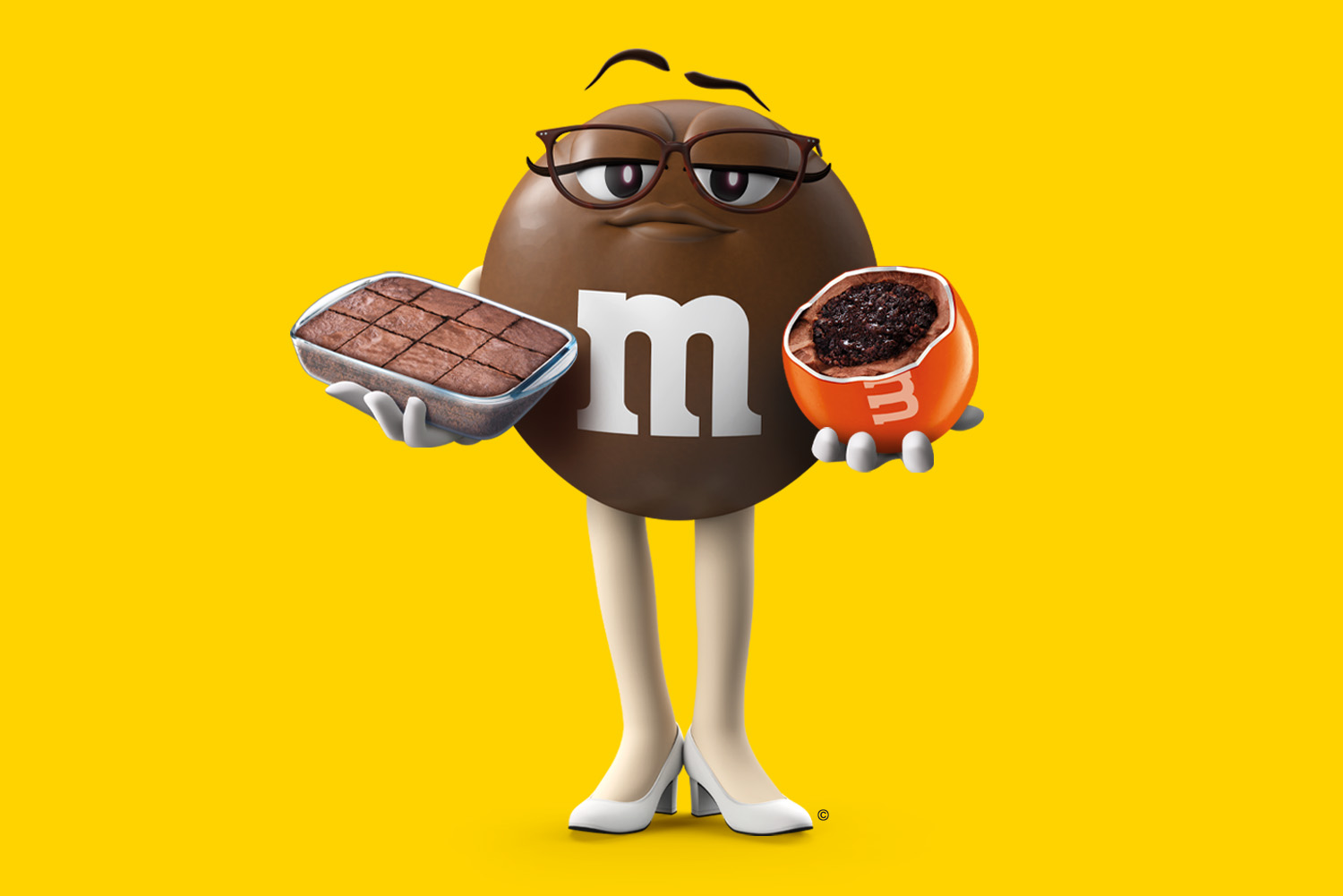 M&M's Brownie Mrs Brown